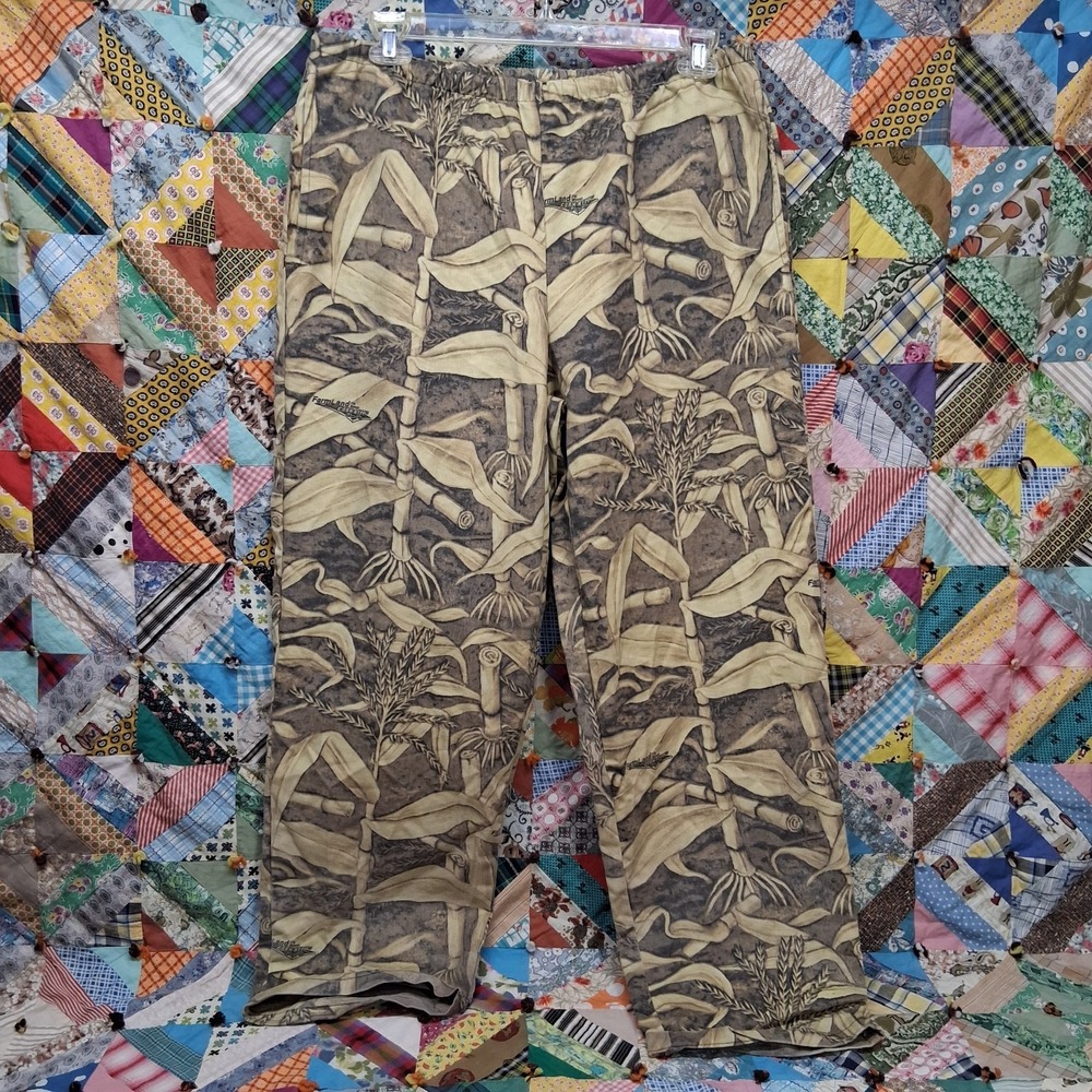 Vintage Wildfowler Outfitter Farmland Corn Belt Camouflage Hunting Pants Size M